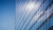 Cloud reflection on glass of modern building创意图片素材 - 500px Core RF