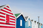Beach huts创意图片素材 - 500px Core RF