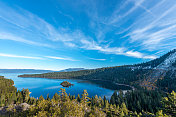 Lake Tahoe's Emerald Bay in the afternoon sun创意图片素材 - 500px Core+ RF
