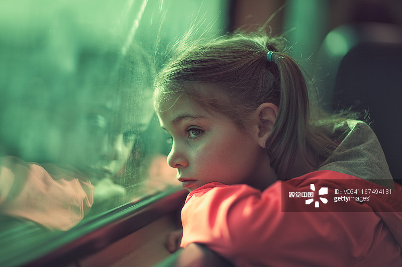 Girl on a train