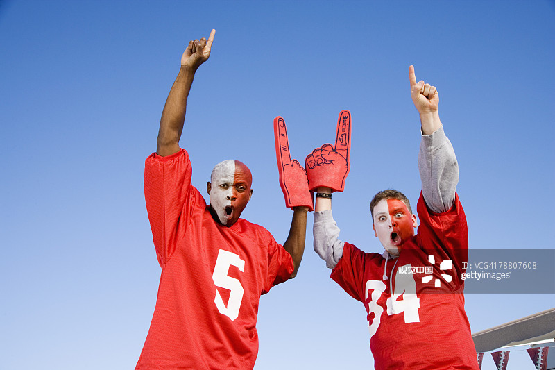 Cheering Football Fans