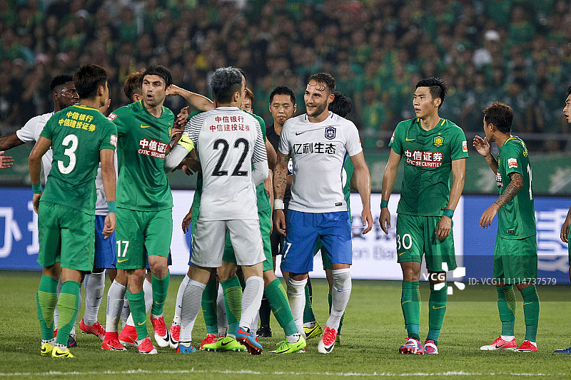 2017中超第13轮:北京中赫国安Vs天津亿利 于