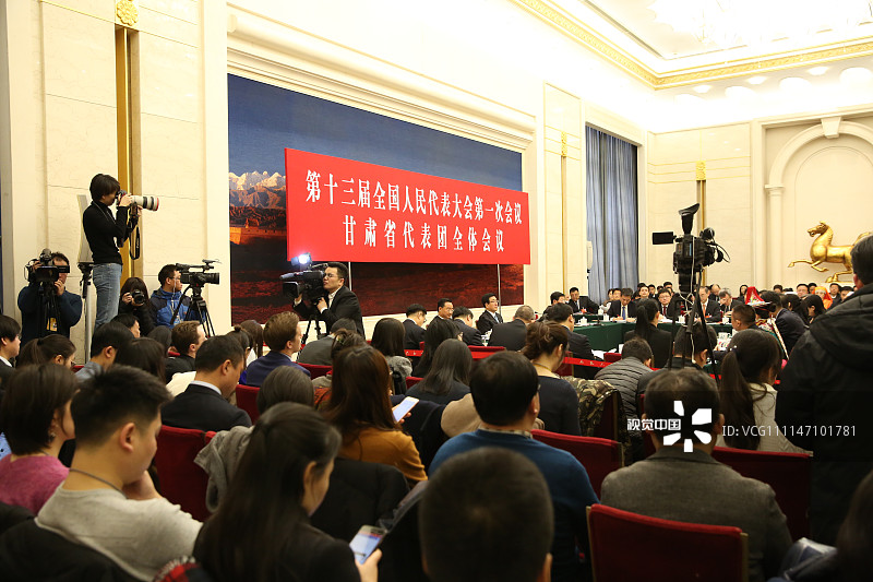 2018两会:甘肃代表团全体会议向媒体开放