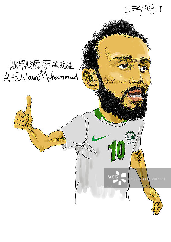 漫画:2018俄罗斯世界杯各队球星
