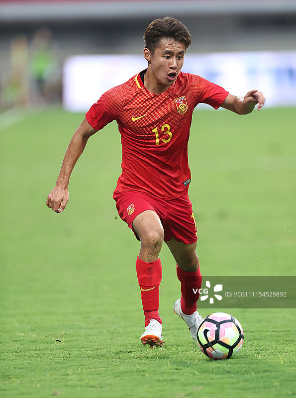 2018熊猫杯:中国男足U19 1-0英格兰U19 郭田
