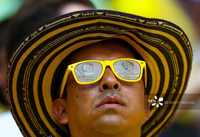 2018世界杯小组赛:哥伦比亚Vs日本 两队球迷热