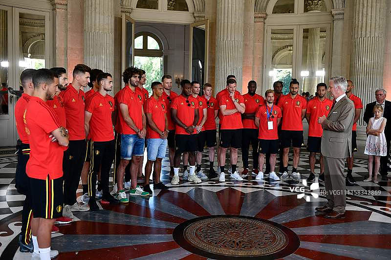 2018俄罗斯世界杯:比利时国家队回国获国王召