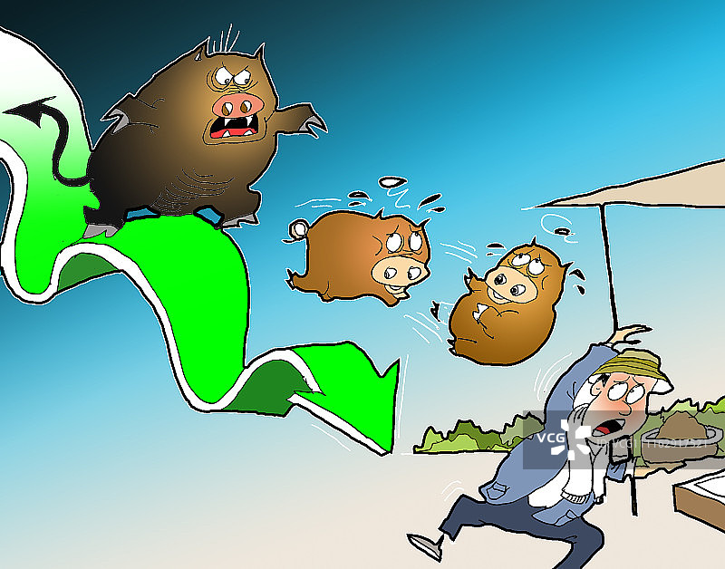 漫画:江苏连云港现国内第3起非洲猪瘟 猪肉概