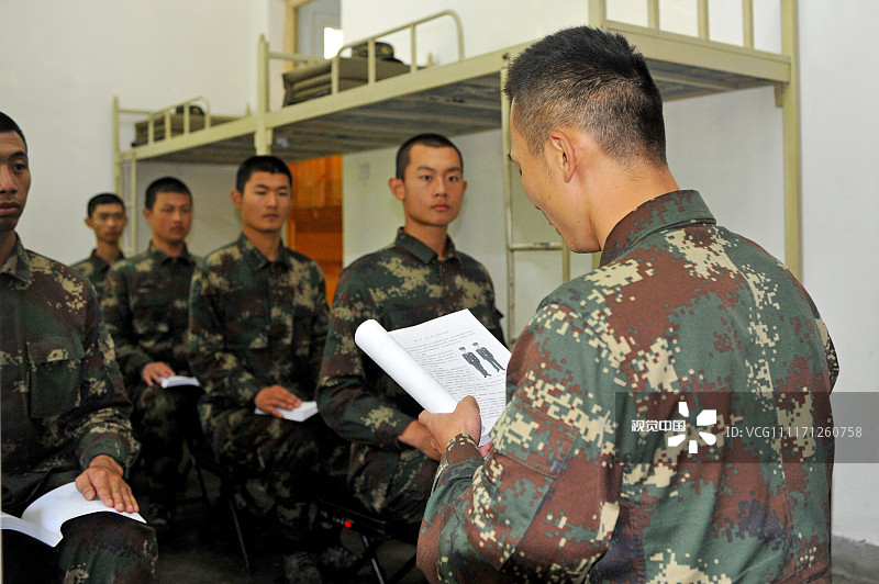 2018国庆节 组照说明 组照标题 : 甘肃天水:探访火箭军某部新兵训练