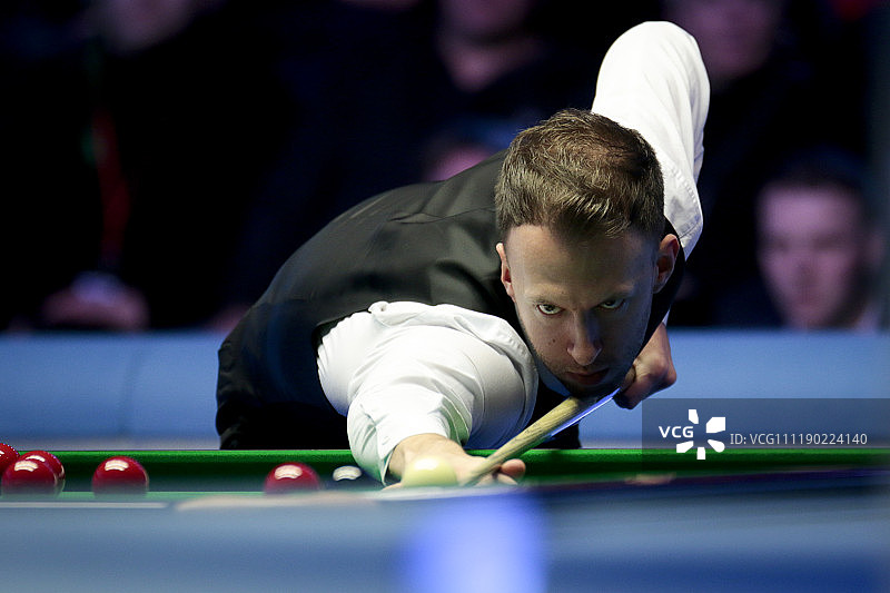 2019斯诺克世界大奖赛首轮,英格兰选手贾德-特鲁姆普(judd trump)对阵