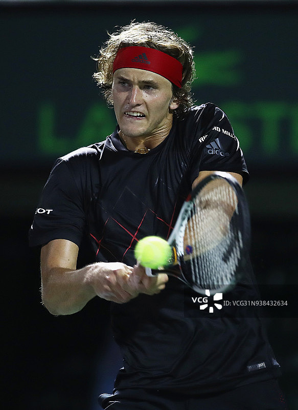 2018迈阿密网球公开赛男单第3轮:兹维列夫Vs