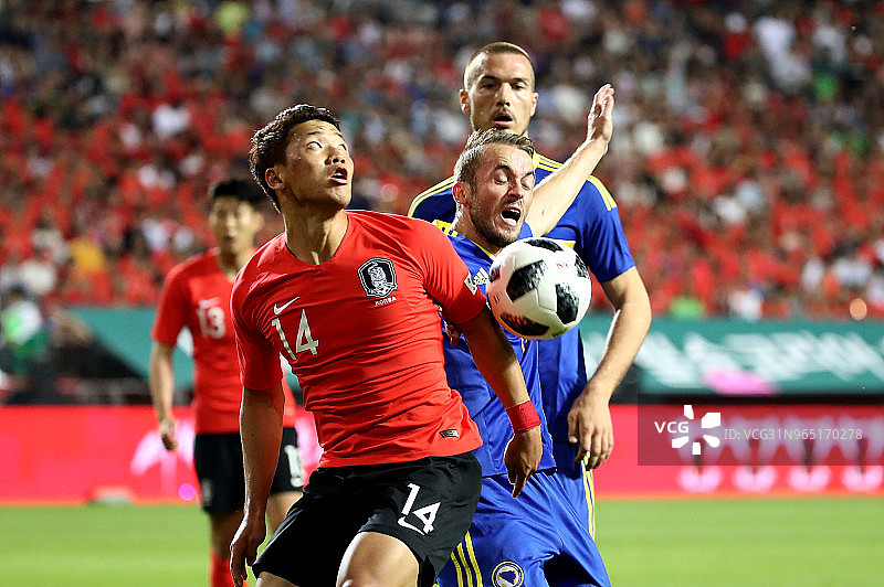 2018国际足球友谊赛:韩国1-3波黑