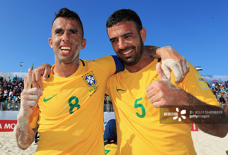2017沙滩足球世界杯决赛:巴西夺冠捧杯