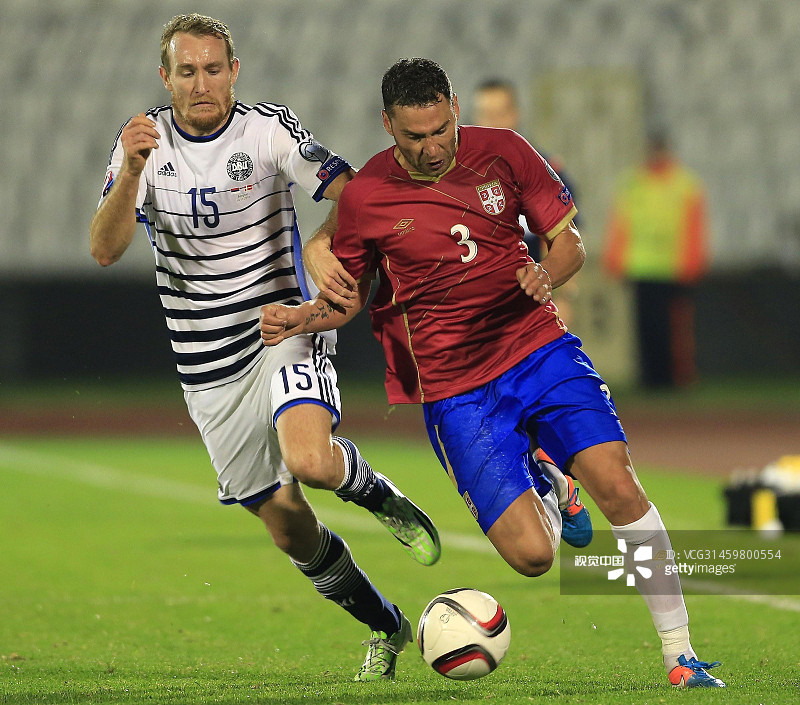 2016欧洲杯预选赛:塞尔维亚1-3丹麦