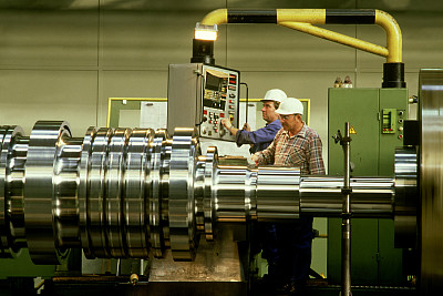 mechanical engineering, power installation, turbine construction, germany创意图片素材 - Oxford Scientific