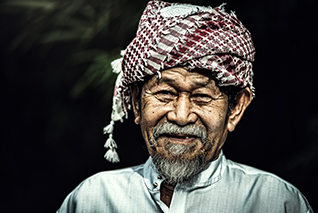 Smile of Old man 500px圖片素材