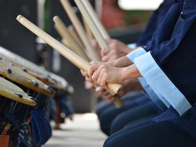 Japanese Taiko drummers gettyimages图片素材